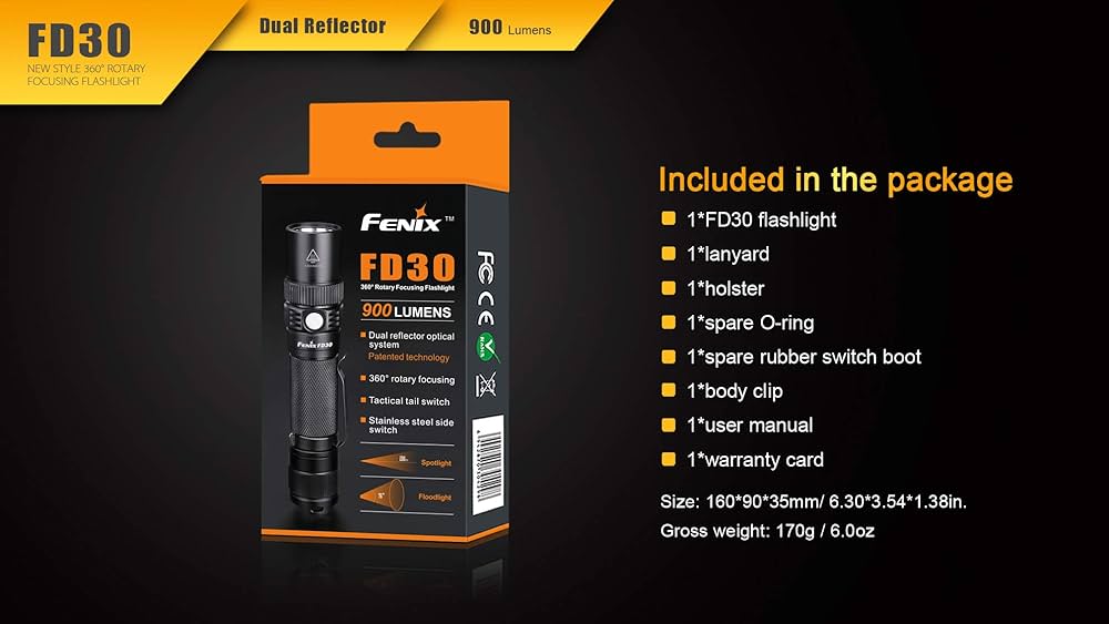Amazon.co.jp: FENIX(フェニックス) FD30 XP-L HI LED